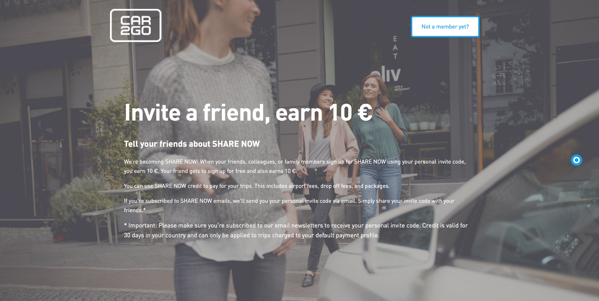 Car2Go Referral Program